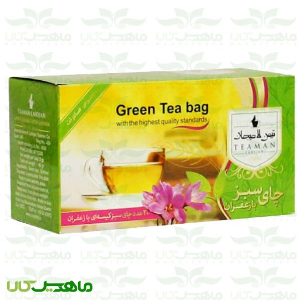 پک ۴ عددی چای سبز کیسه ای در ۴ طعم